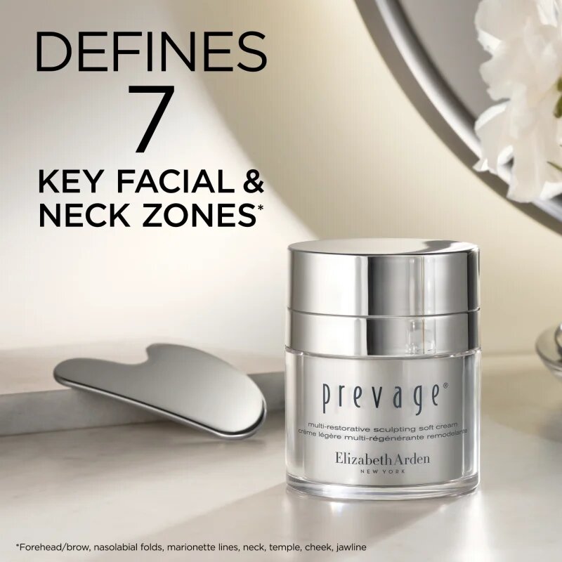Elizabeth Arden Prevage Multi-Restorative Sculpting Soft Cream cremă pentru netezirea și strălucirea pielii 50 ml