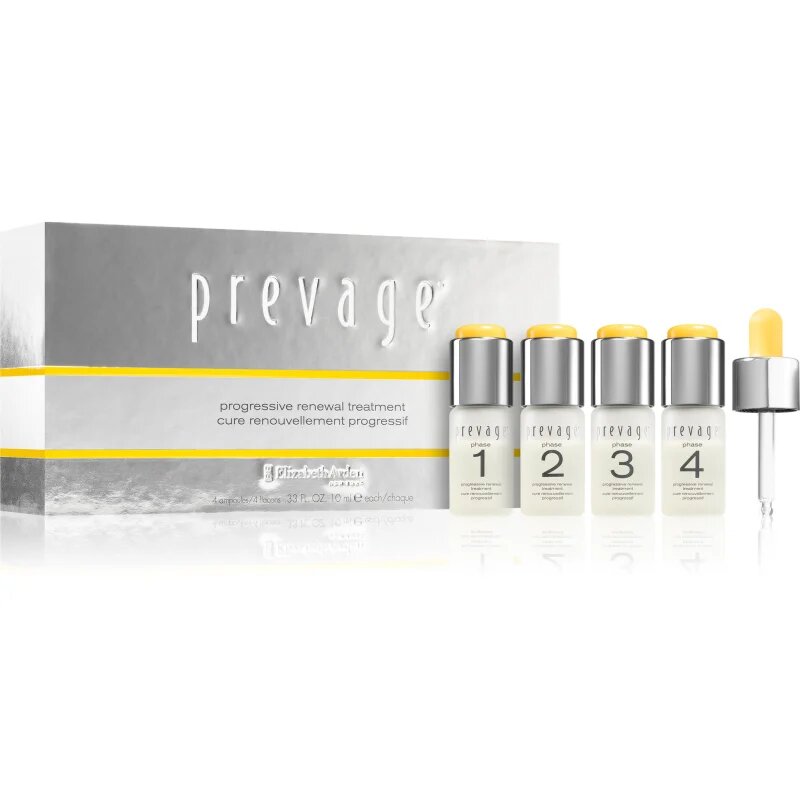 Prevage tratament de reinnoire pentru strălucirea și netezirea pielii 4 x 10 ml