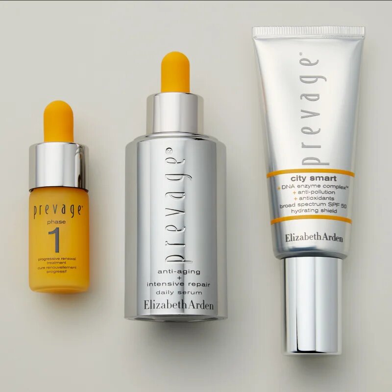 Elizabeth Arden Prevage tratament de reinnoire pentru strălucirea și netezirea pielii 4 x 10 ml