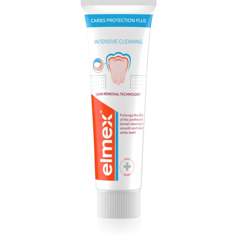 Elmex Caries Plus Intensive Cleaning pasta de dinti albitoare cu protectie completa 50 ml