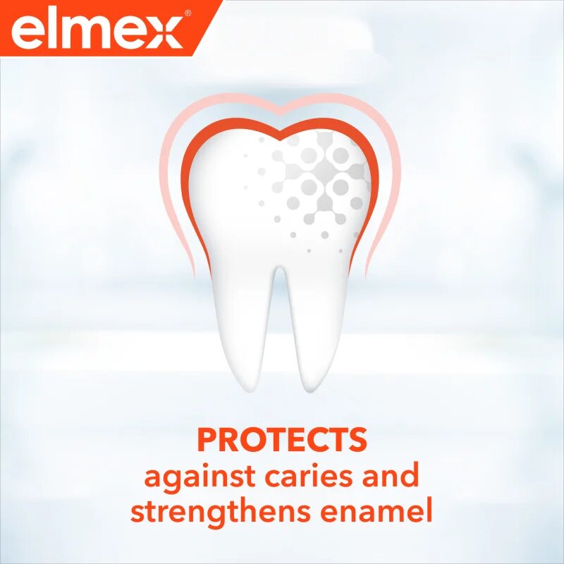 Elmex Caries Protection Gentle White pasta de dinti pentru albire cu flor 3x75 ml