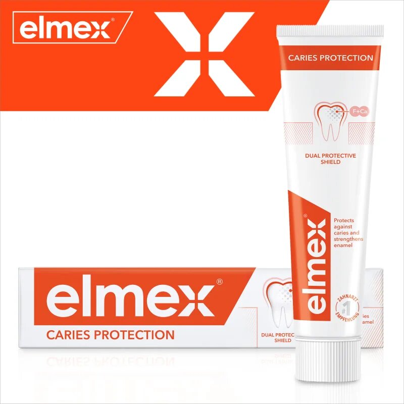 Elmex Caries Protection pasta de dinti protecție impotriva cariilor cu flor 3x75 ml