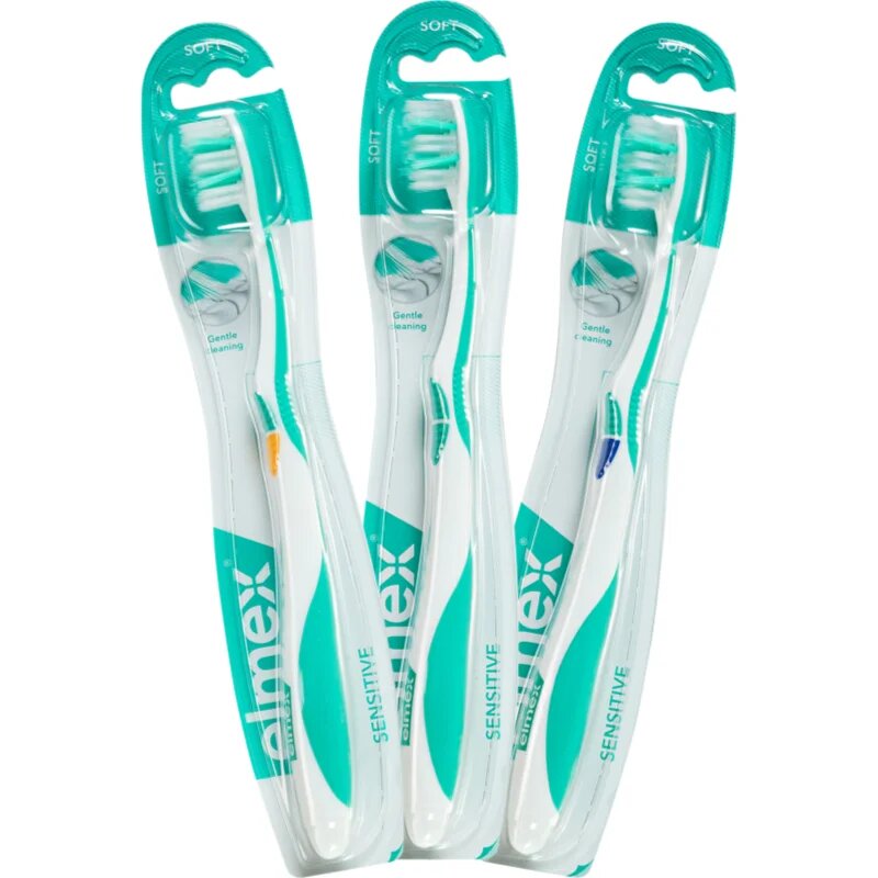 Elmex Sensitive perie de dinti foarte moale Green & Yellow 1 buc