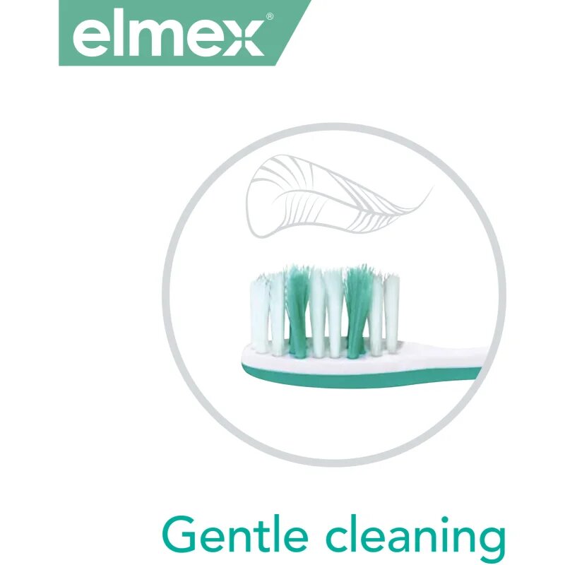 Elmex Sensitive perie de dinti foarte moale Green & Yellow 1 buc