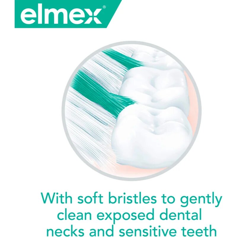 Elmex Sensitive perie de dinti foarte moale Green & Yellow 1 buc