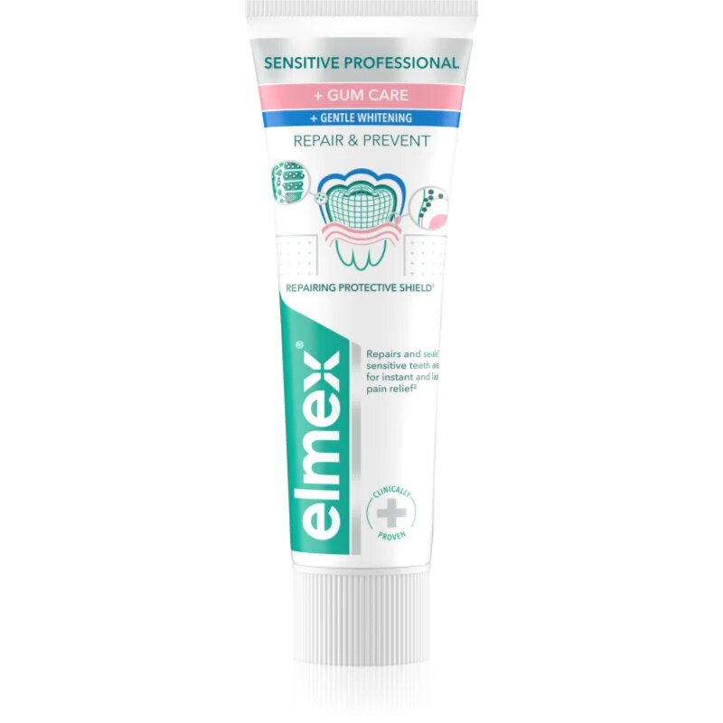Elmex Sensitive Professional Repair & Prevent White pastă de dinți 75 ml