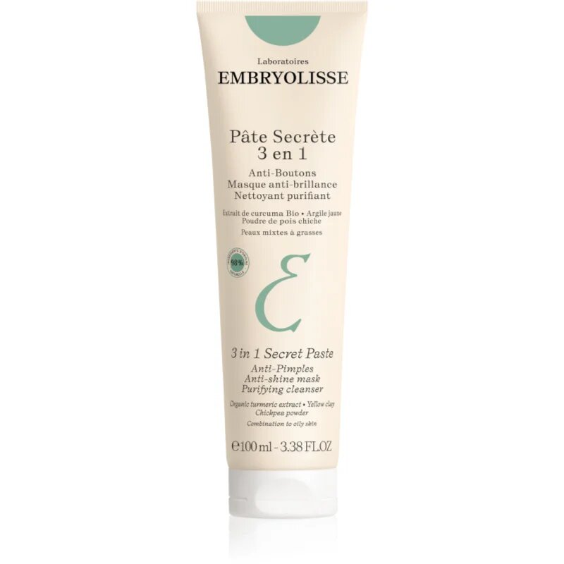 Embryolisse Pate Secrete 3 En 1 masca de fata pentru curatare 3 in 1 100 ml