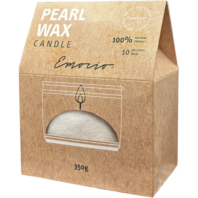Emocio Pearl Wax White lumanare 350 g