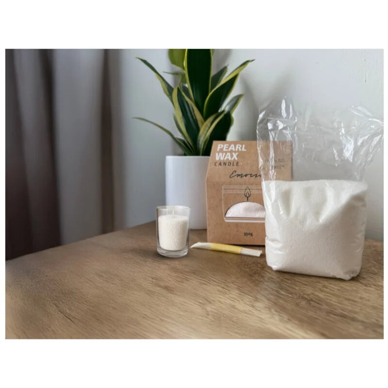 Emocio Pearl Wax White lumanare 350 g