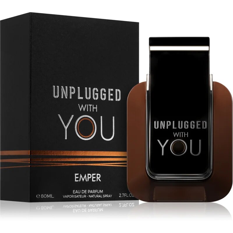 Emper Unplugged With You Eau de Parfum pentru bărbați 80 ml