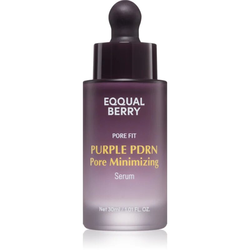EQQUALBERRY Purple PDRN Pore Minimizing Serum ser pentru reducerea porilor pentru luminozitate si hidratare 30 ml