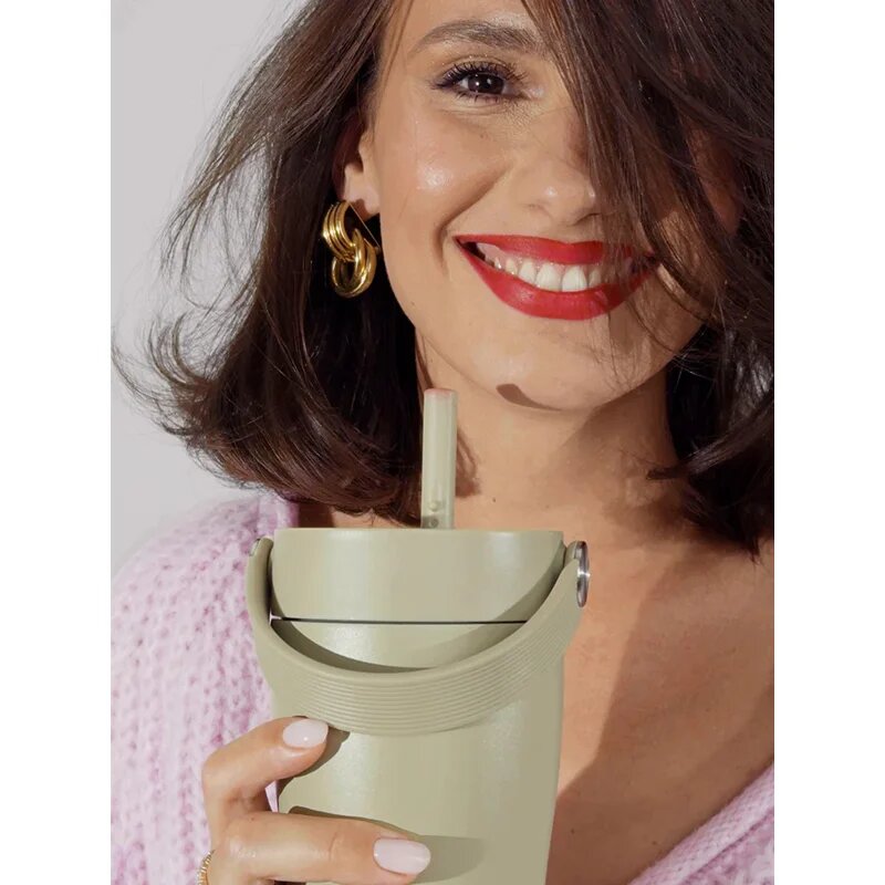 EQUA Carry Cup cană din oțel inoxidabil termo Matcha 1 buc