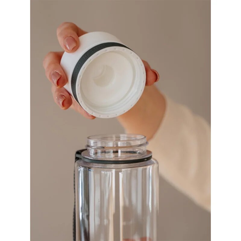 EQUA Plain sticlă pentru apă culoare White 1 buc