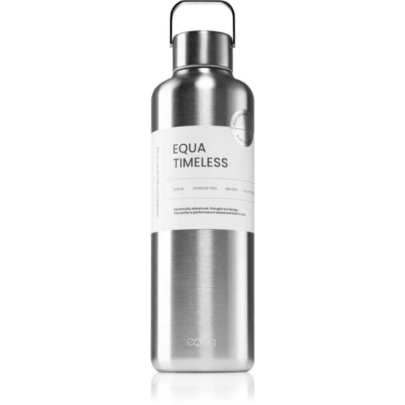 EQUA Timeless sticlă inoxidabilă pentru apă culoare Steel 1 buc