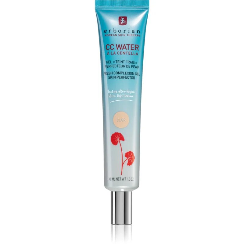 Erborian CC Water Fluid nuantator cu textura usoara culoare Clair 40 ml