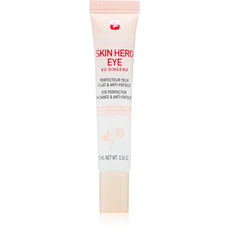 Erborian Skin Hero Eye Perfector fluid hidratant pentru zona din jurul ochilor împotriva ridurilor și a cearcănelor întunecate 10 ml