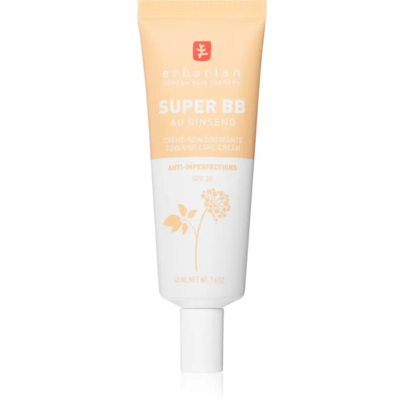 Erborian Super BB Crema BB ce ofera aspect perfect pielii SPF 20 culoare Nude 40 ml