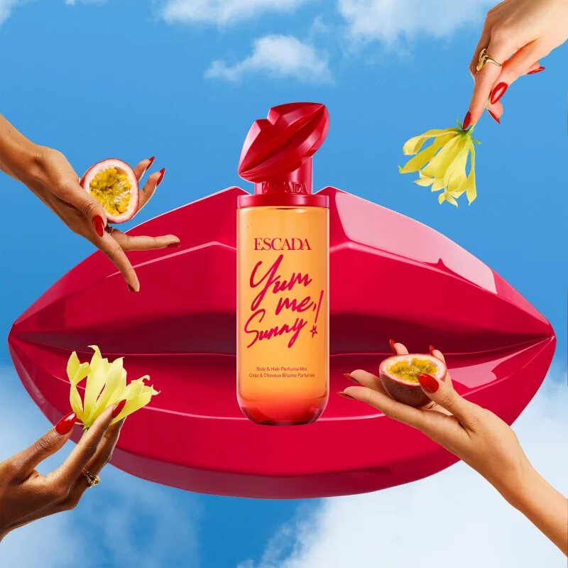 Escada Yum Me! Peachy Body & Hair Mist brumă parfumată pentru corp si par pentru femei 100 ml
