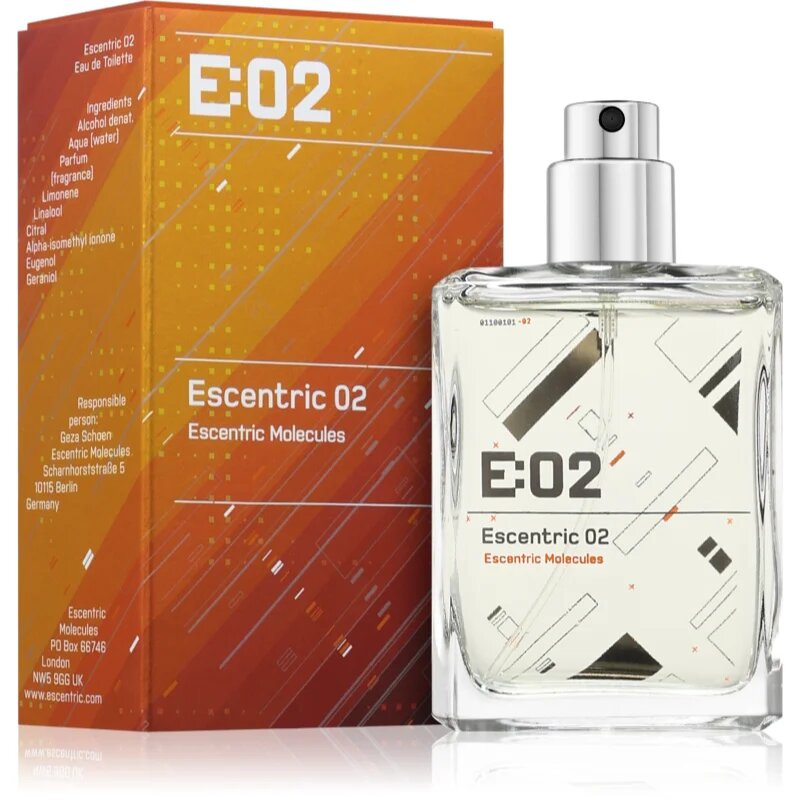 Escentric Molecules Escentric 02 Eau de Toilette unisex + Case 30 ml