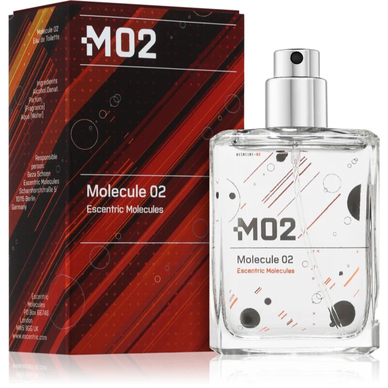 Escentric Molecules Molecule 02 Eau de Toilette unisex + Case 30 ml