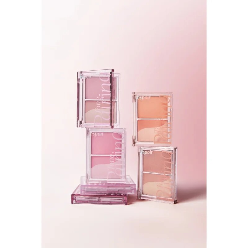 espoir Tone Pairing Cheek blush trio pentru look perfect culoare Violeta 9 g