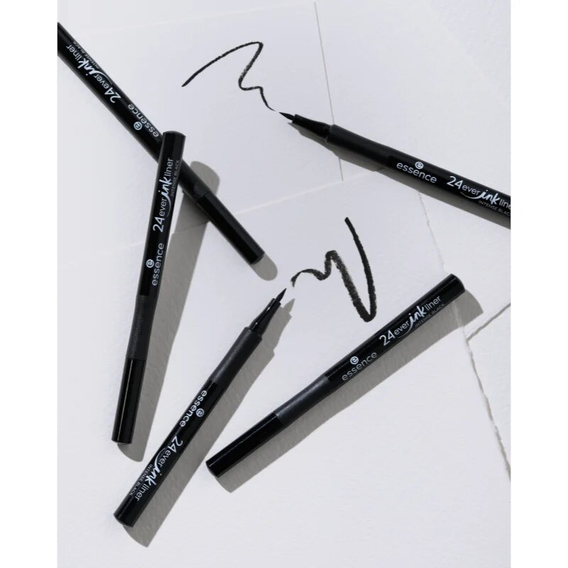 essence 24Ever Ink Liner tuș de ochi tip cariocă culoare 01 Intense Black 12 ml