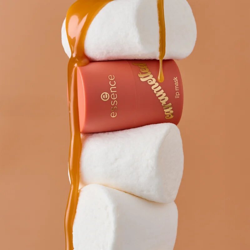 essence caramelted mască hidratantă pentru buze cu miros de caramel 01 Caramelt Me Softly 12 g