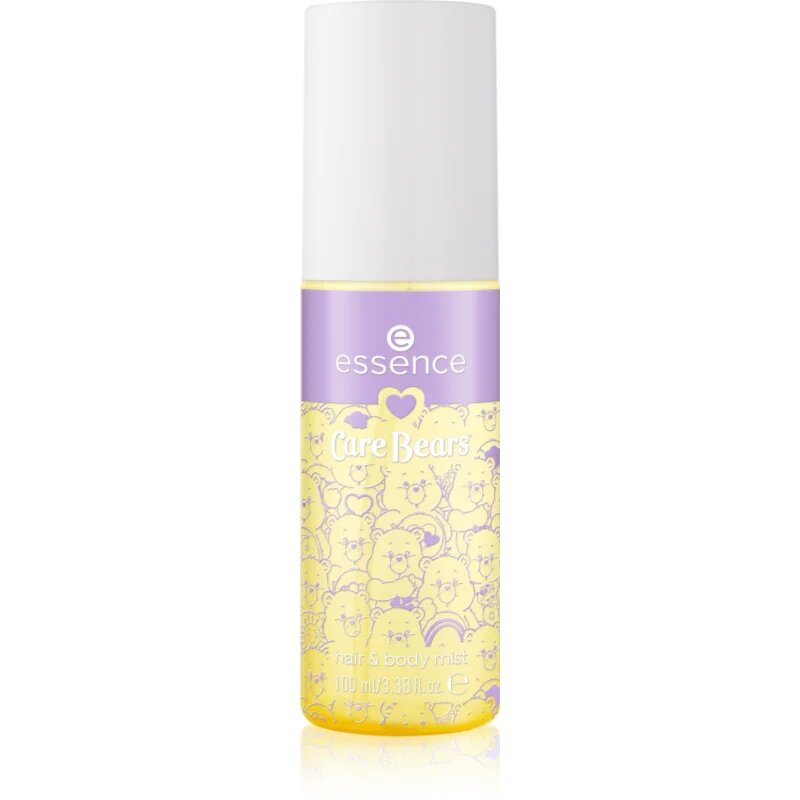 essence Care Bears brumă parfumată pentru corp si par pentru femei 01 Feels Like A Hug 100 ml