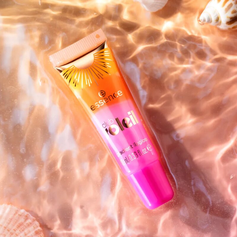essence club SOLEIL lip gloss culoare 01 Heatwave Kiss 10 ml