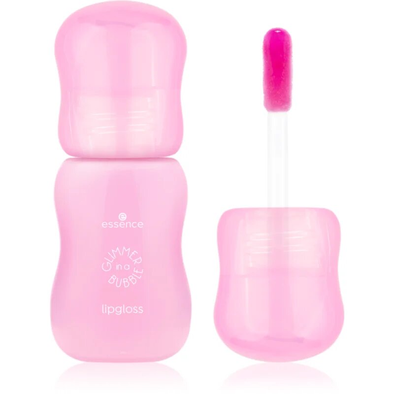 essence GLIMMER IN A BUBBLE lip gloss culoare 01 Born To Glimmer 3.5 ml