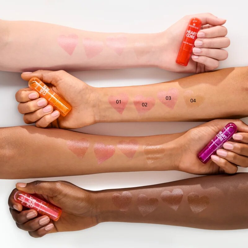 essence HEART CORE balsam de buze colorat stralucitor culoare 02 Melon-licious 3 g