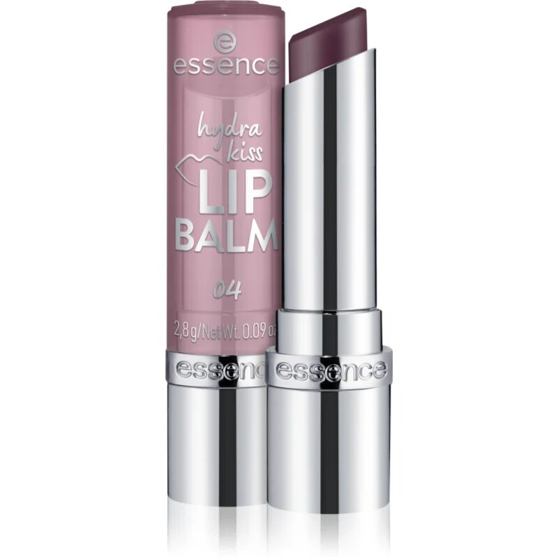 essence Hydra Kiss Lip Balm balsam de buze tip gloss culoare 04 Midnight Kiss 2.8 g