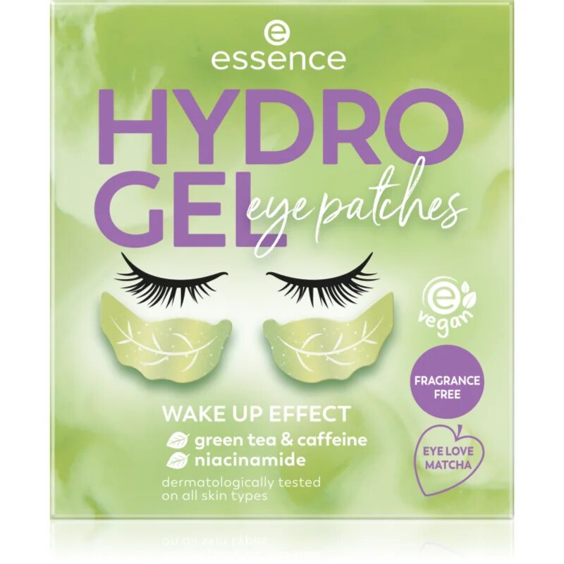 essence HYDRO GEL mască hidrogel zona ochilor Eye Love Matcha 1 pereche