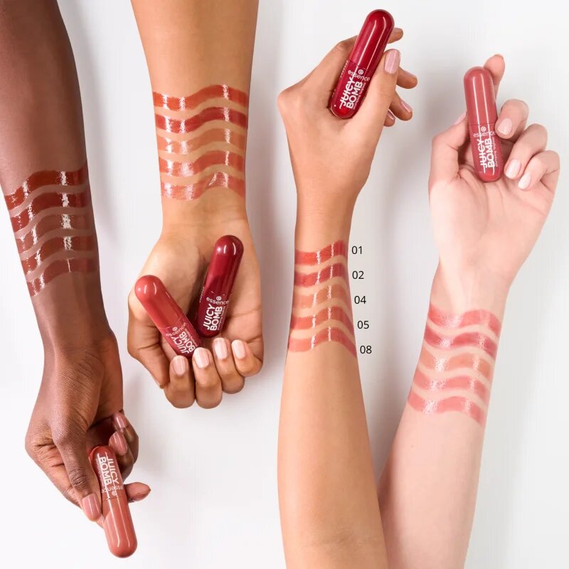 essence Juicy Bomb lip gloss cu efect de crestere culoare 02 Sour Cherry 2.6 ml