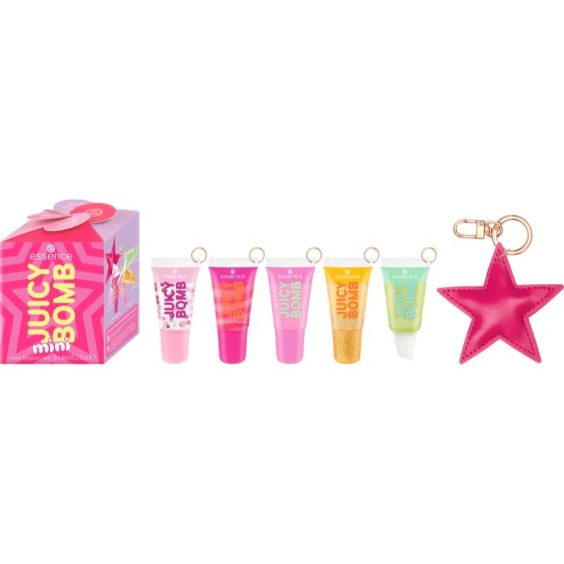 essence Juicy Bomb Mini set îngrijire buze mini 01 Holiday Happiness
