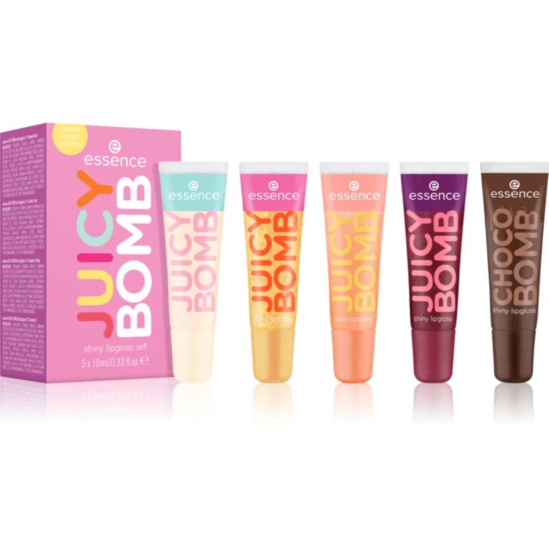 essence Juicy Bomb set cadou de buze 04 Sugar Coated