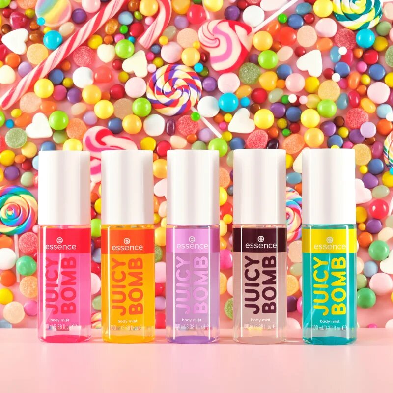 essence Juicy Bomb Sweet Drop Body Mist pentru femei 103 Blueberry Bite 100 ml
