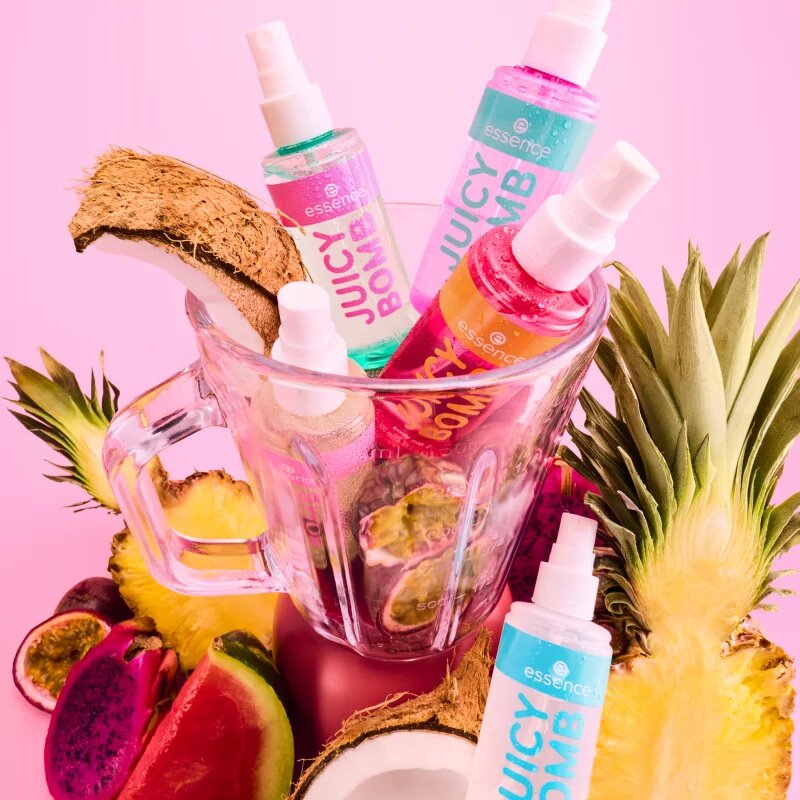essence Juicy Bomb Tropical Drop Body Mist pentru femei parfum 108 Pineapple Paradise 100 ml