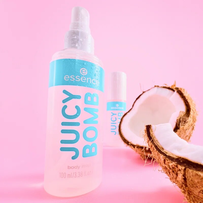 essence Juicy Bomb Tropical Drop Body Mist pentru femei parfum 109 Coconut Crush 100 ml