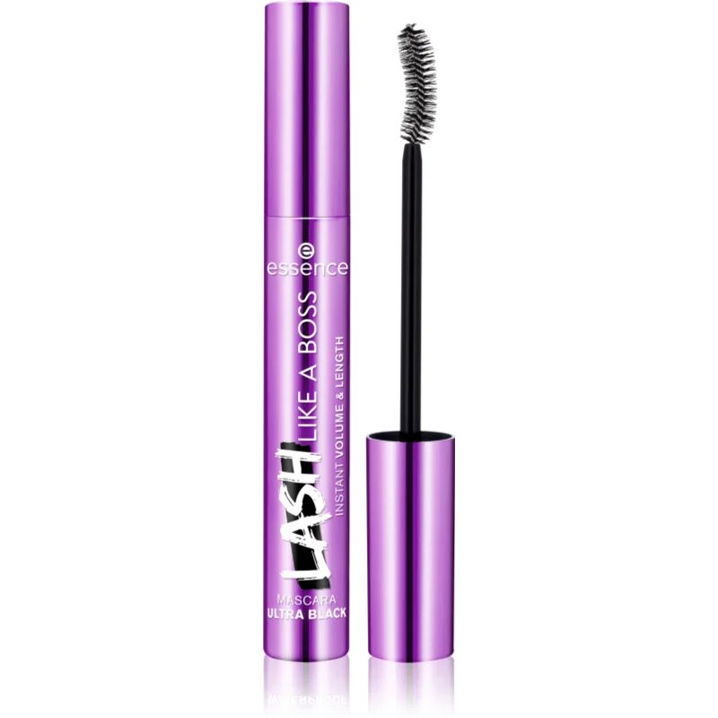 essence Lash Like a Boss mascara pentru volum alungire si separarea genelor culoare Ultra Black 95 ml