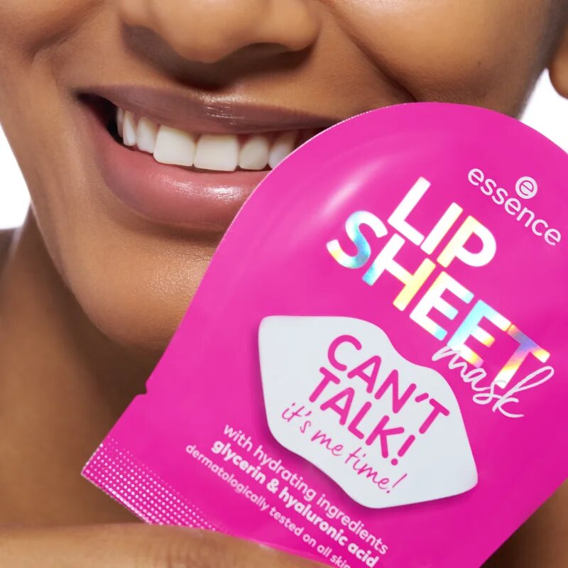 essence LIP SHEET masca pentru celule de buze 01 CAN`T TALK! 1 buc