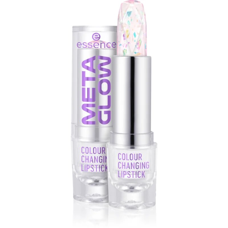 essence META GLOW COLOUR CHANGING ruj ce isi schimba culoarea în funcție de starea ta de spirit 34 g