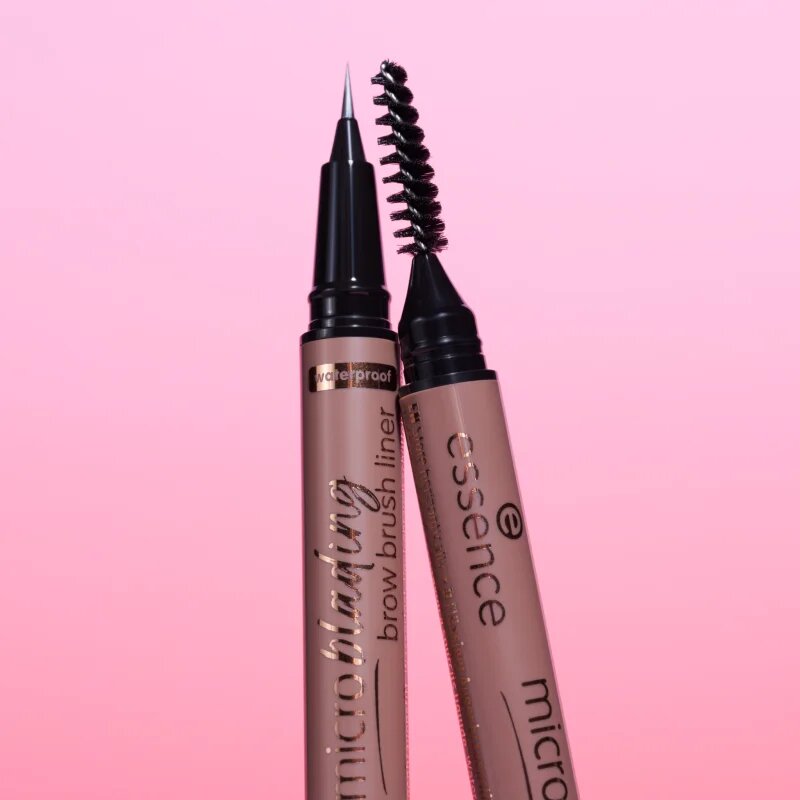 essence Microblading creion pentru sprancene cu pensula culoare Light Brown 0.6 ml