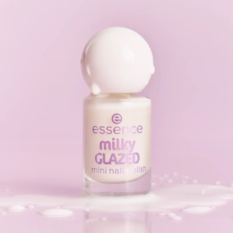 essence milky GLAZED lac de unghii mini culoare 21 5 ml