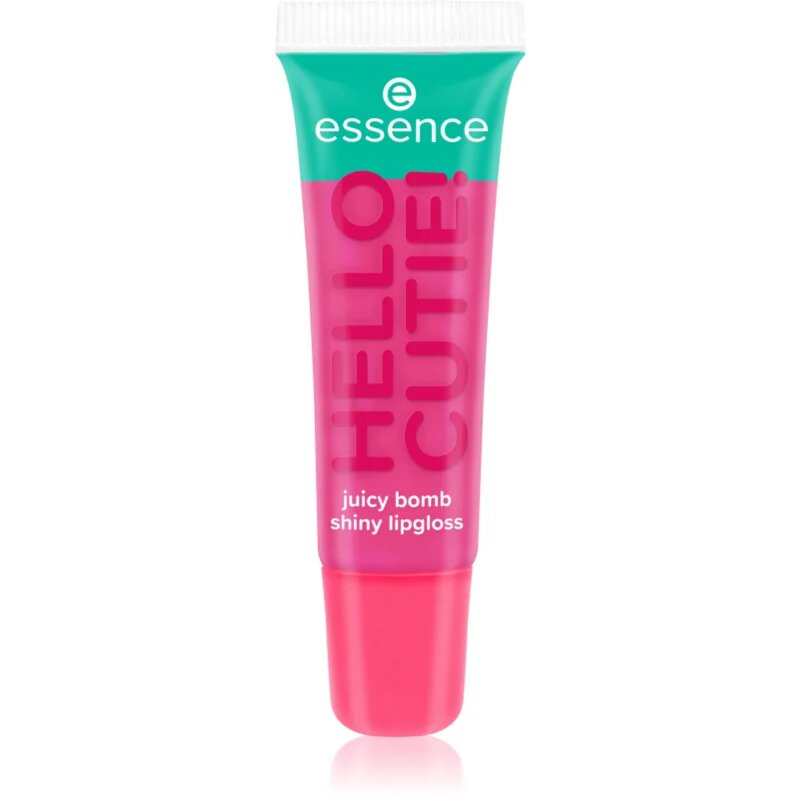 essence Say It With Juicy Hello Cutie! Luciu de Buze sclipitor culoare 02 Witty Watermelon 10 ml