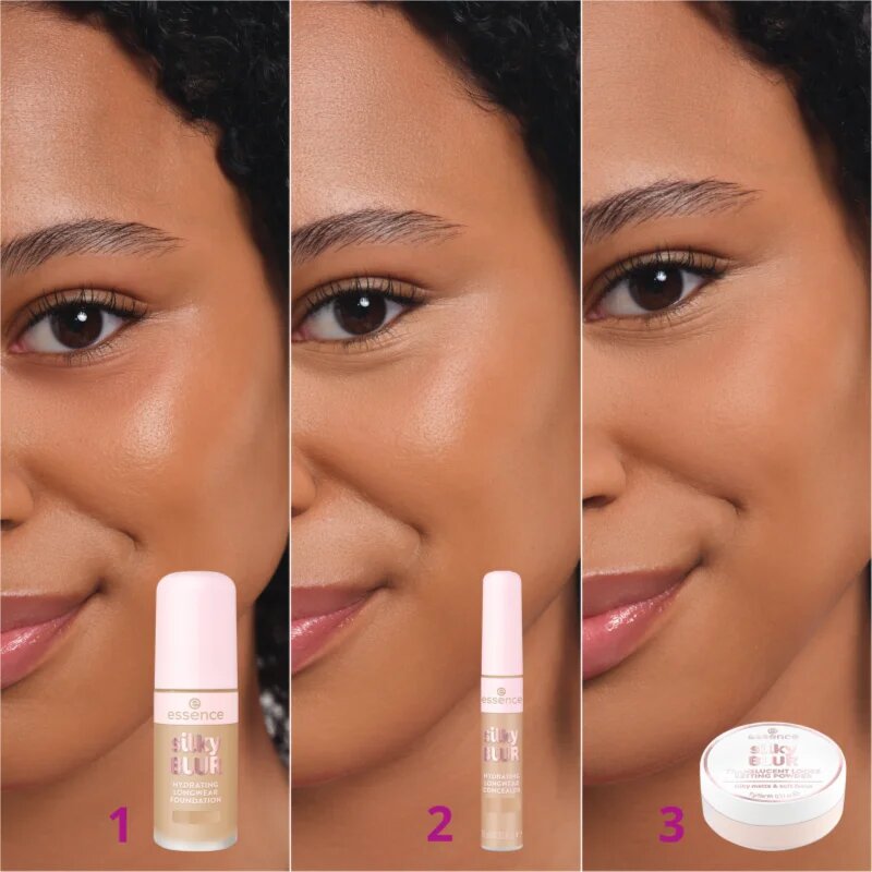 essence silky BLUR machiaj hidratant și natural de acoperire pentru un aspect mat culoare 115 30 ml