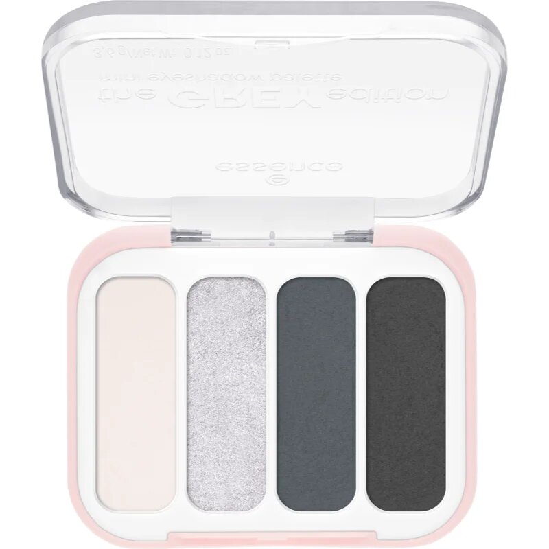 essence The Grey Edition paletă cu farduri de ochi mini 3.6 g