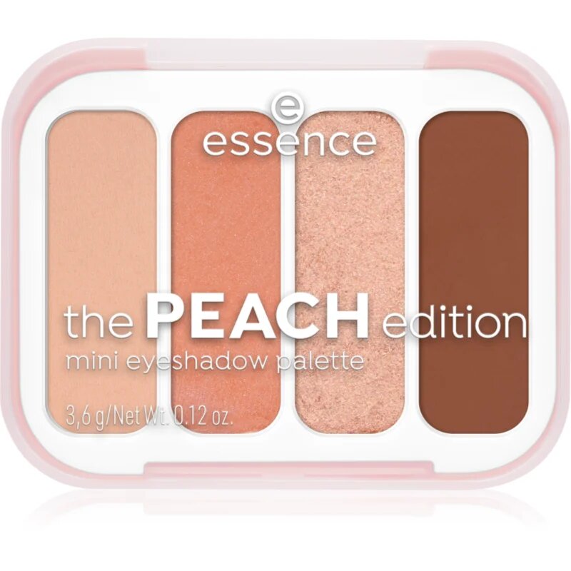 essence The Peach Edition paletă cu farduri de ochi mini 3.6 g