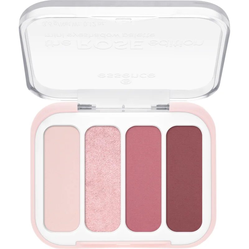 essence The Rose Edition paletă cu farduri de ochi mini 3.6 g