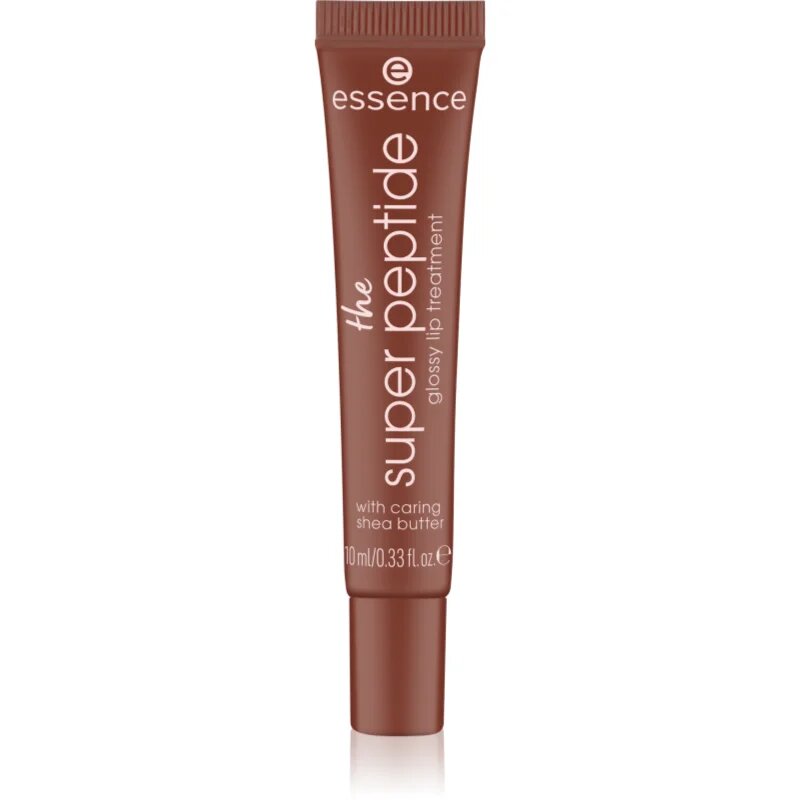 essence the super peptide glossy lip treatment balsam de buze culoare 06 Plumfection! 10 ml